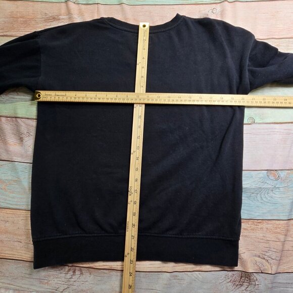 Vans X Kendra Dandy Womens Black Sweatshirt With Egg Face Graphic - Picture 6 of 8